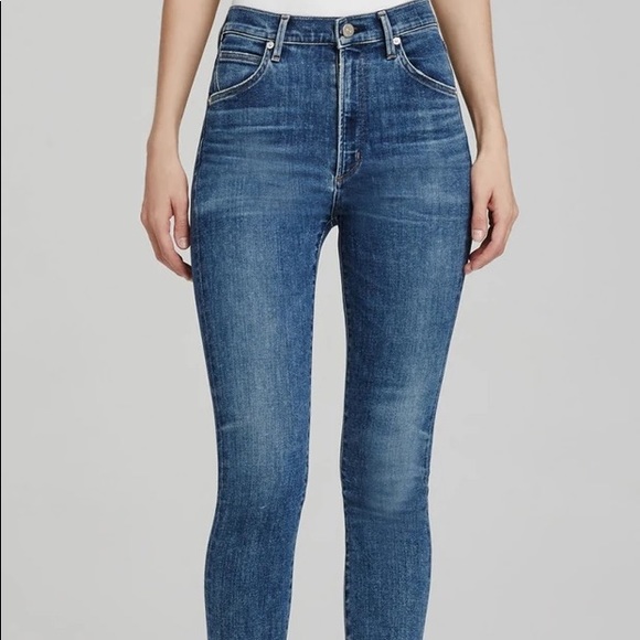 Citizens of Humanity Chrissy Uber High Rise Skinny Jeans Sz 28 - Picture 4 of 10